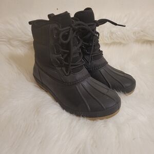 Universal Thread Black Winter Kids Boots